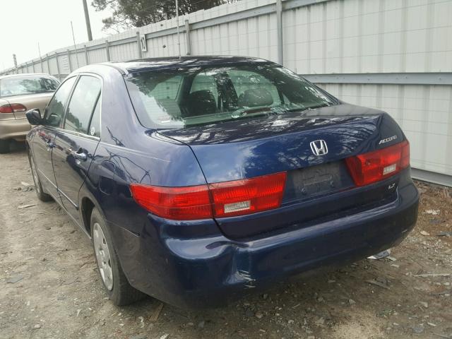 1HGCM564X5A103020 - 2005 HONDA ACCORD LX BLUE photo 3