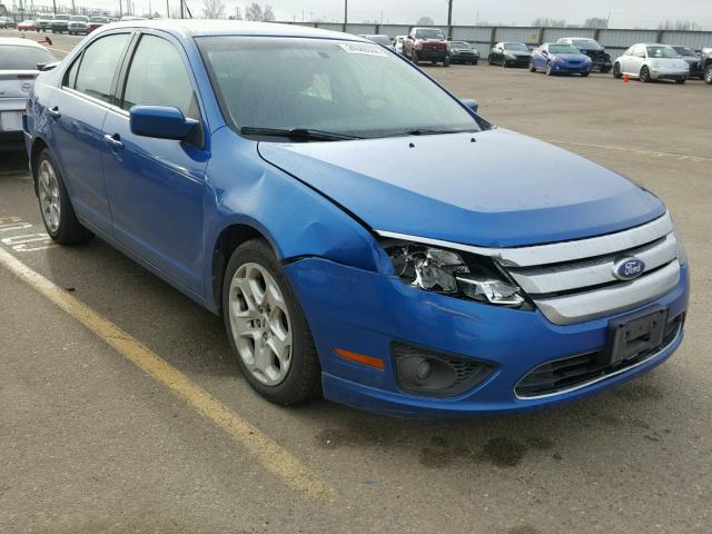 3FAHP0HA4BR274094 - 2011 FORD FUSION SE BLUE photo 1