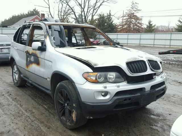 5UXFB53585LV10030 - 2005 BMW X5 4.4I GRAY photo 1