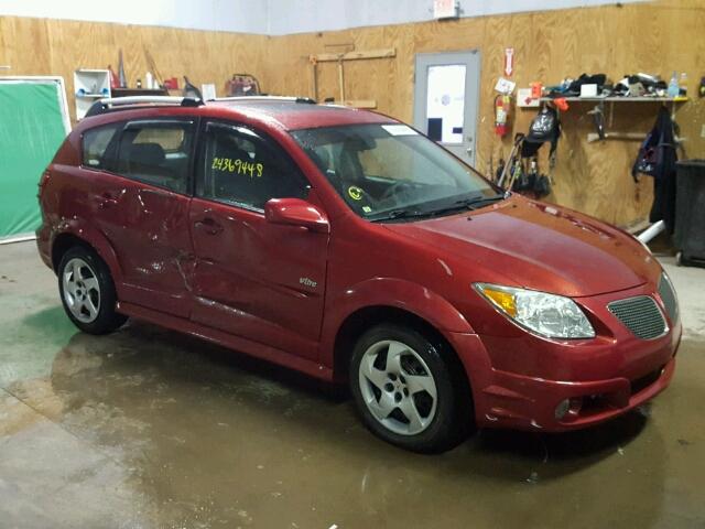 5Y2SL65817Z412824 - 2007 PONTIAC VIBE RED photo 1