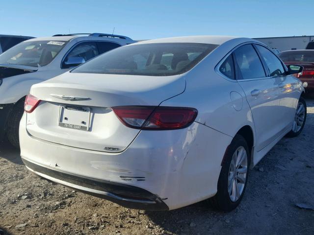 1C3CCCABXFN716720 - 2015 CHRYSLER 200 LIMITE WHITE photo 4