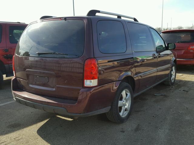 1GNDV33128D202987 - 2008 CHEVROLET UPLANDER L MAROON photo 4