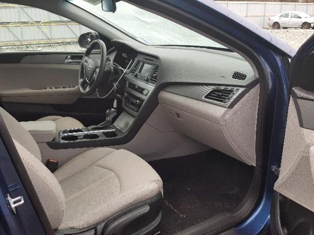 5NPE24AF2FH025133 - 2015 HYUNDAI SONATA SE BLUE photo 5