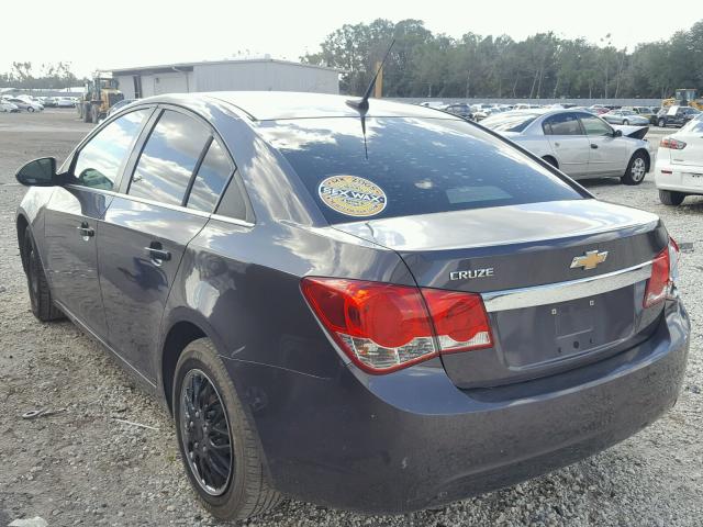 1G1PD5SH1B7152360 - 2011 CHEVROLET CRUZE LS GRAY photo 3