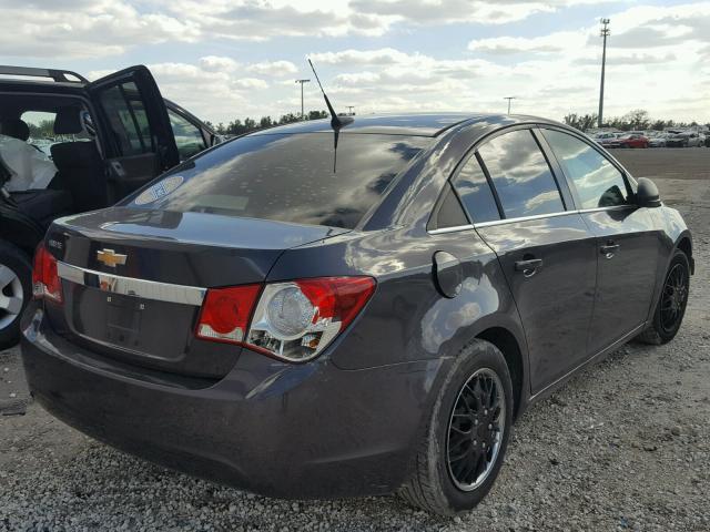 1G1PD5SH1B7152360 - 2011 CHEVROLET CRUZE LS GRAY photo 4