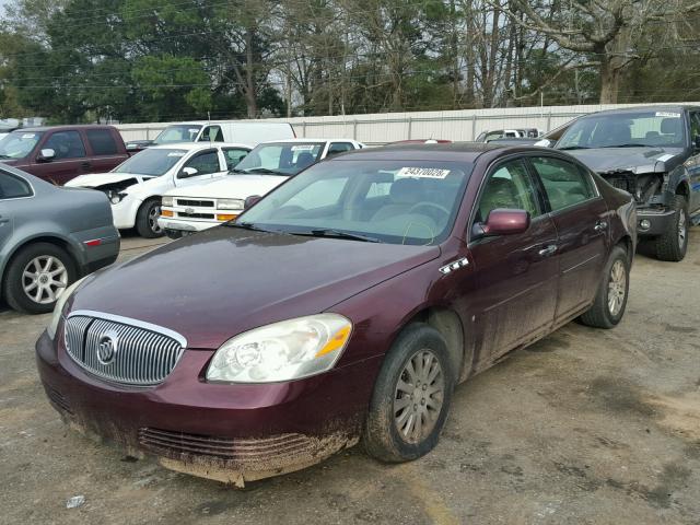 1G4HP57286U140300 - 2006 BUICK LUCERNE CX RED photo 2