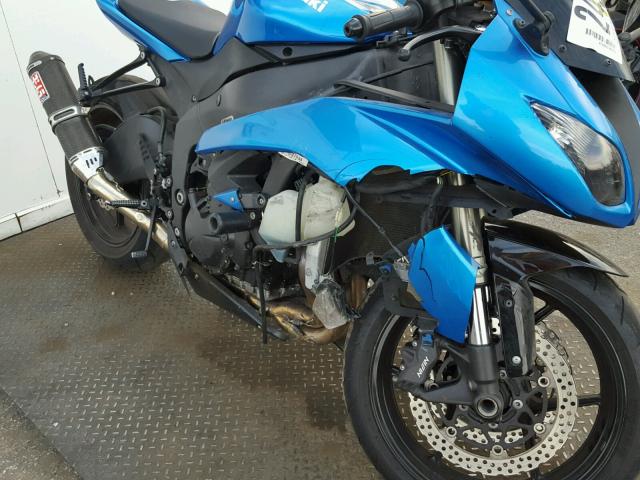 JKAZX4R169A011642 - 2009 KAWASAKI ZX600 R BLUE photo 9