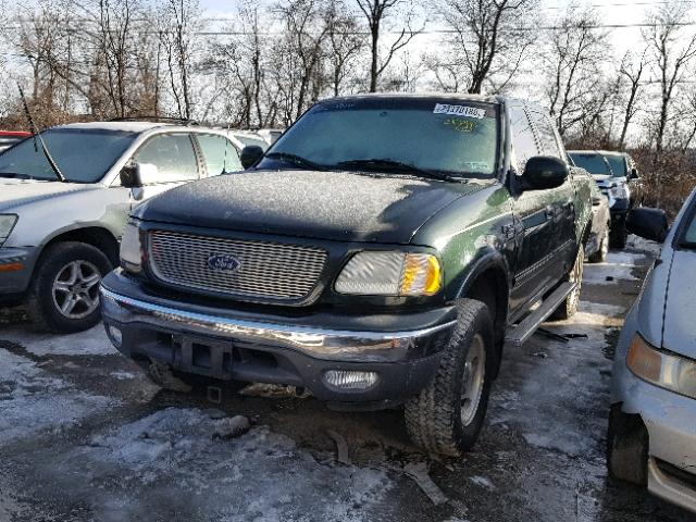 1FTRW08L61KA07447 - 2001 FORD F150 SUPER GREEN photo 2