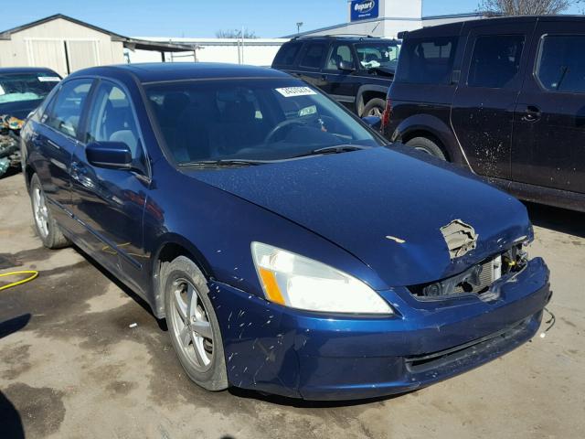 1HGCM56735A035041 - 2005 HONDA ACCORD EX BLUE photo 1