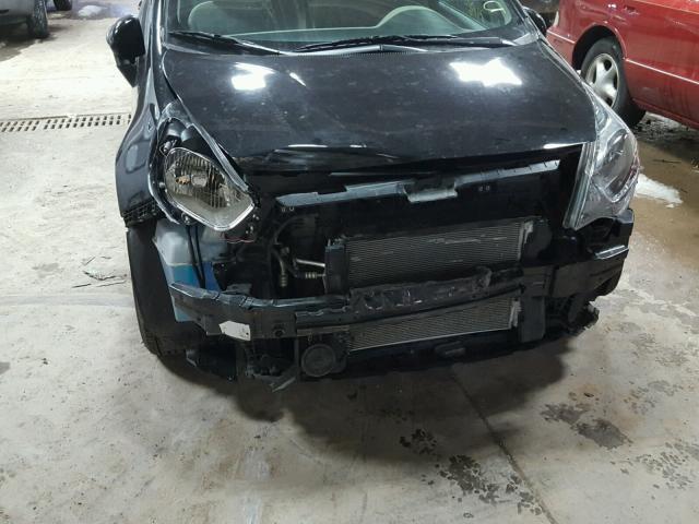 KNADM4A37D6279565 - 2013 KIA RIO LX BLACK photo 9