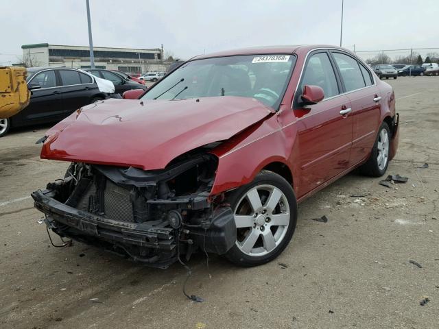 KNAGE124665021627 - 2006 KIA OPTIMA LX RED photo 2