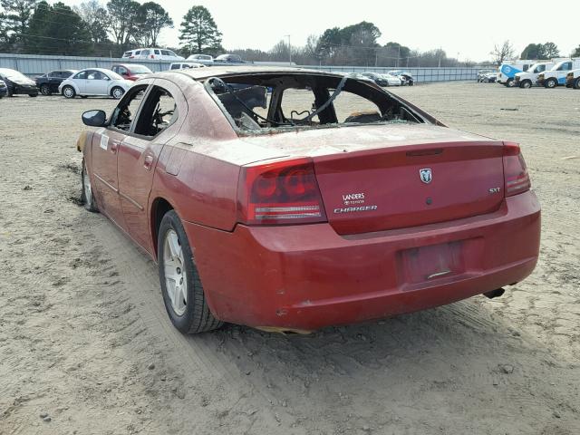 2B3KA43G66H370977 - 2006 DODGE CHARGER SE BURN photo 3