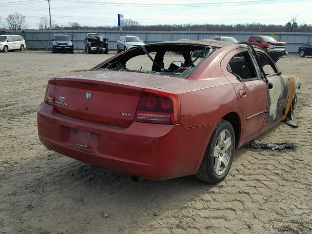 2B3KA43G66H370977 - 2006 DODGE CHARGER SE BURN photo 4