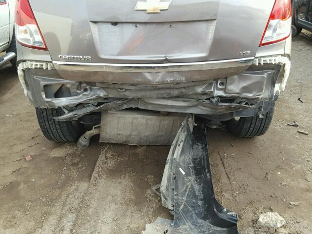 3GNFL4E56CS613841 - 2012 CHEVROLET CAPTIVA SP TAN photo 9