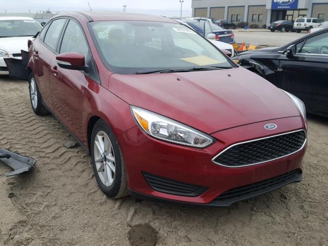 1FADP3F28GL318745 - 2016 FORD FOCUS SE RED photo 1