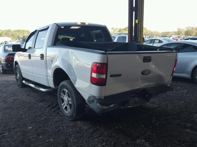 1FTRW12W97FB00523 - 2007 FORD F150 SUPER WHITE photo 3