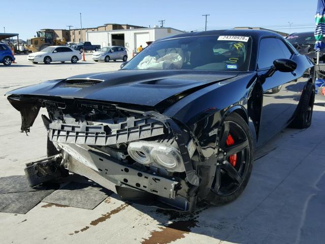 2C3CDZC98HH500712 - 2017 DODGE CHALLENGER BLACK photo 2