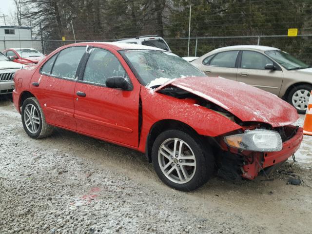 1G1JC52F547263925 - 2004 CHEVROLET CAVALIER RED photo 1