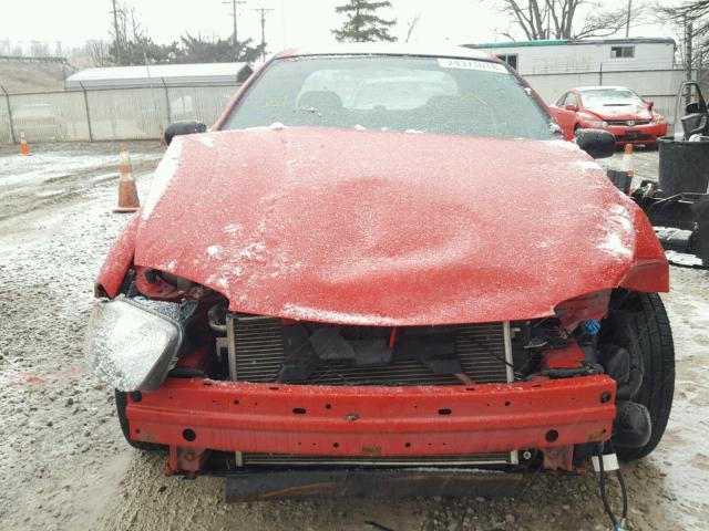 1G1JC52F547263925 - 2004 CHEVROLET CAVALIER RED photo 9