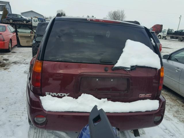 1GKDT13SX42226346 - 2004 GMC ENVOY MAROON photo 10