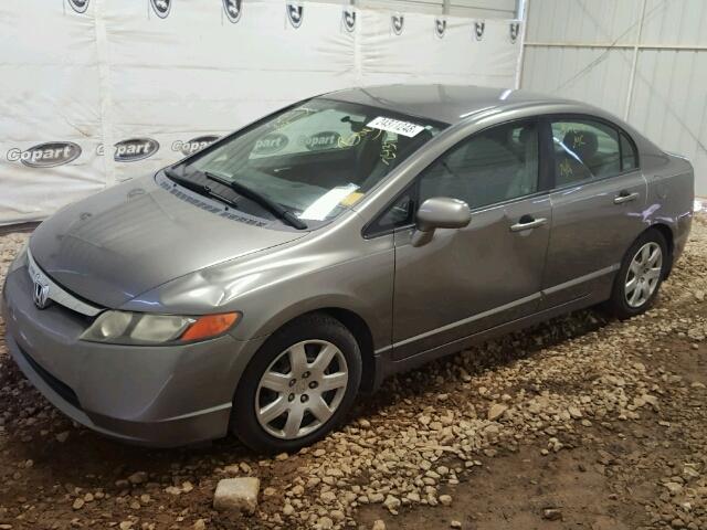 1HGFA16567L088661 - 2007 HONDA CIVIC LX GRAY photo 9