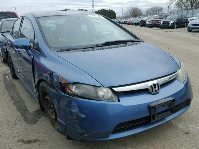 2HGFA16506H517157 - 2006 HONDA CIVIC LX BLUE photo 1