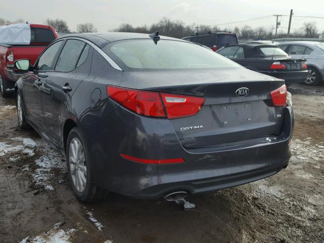 5XXGM4A72FG505969 - 2015 KIA OPTIMA LX GRAY photo 3