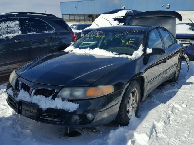 1G2HX54K424136364 - 2002 PONTIAC BONNEVILLE BLACK photo 2