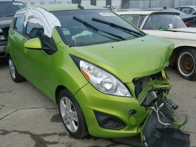 KL8CD6S90EC586035 - 2014 CHEVROLET SPARK 1LT GREEN photo 1