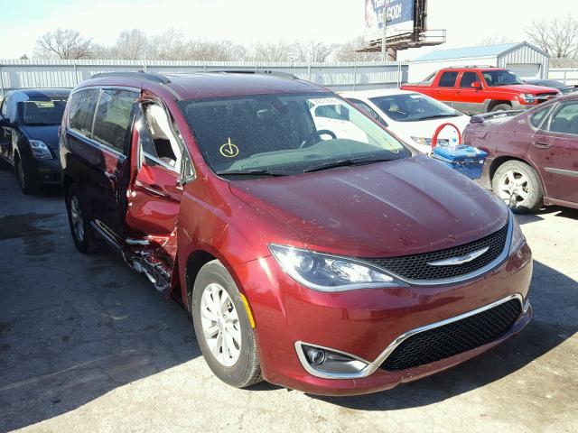 2C4RC1BG7HR519739 - 2017 CHRYSLER PACIFICA T BURGUNDY photo 1