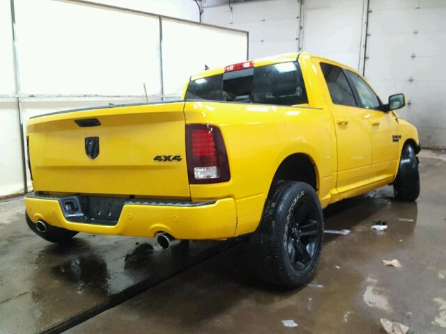 1C6RR7MT3GS334099 - 2016 RAM 1500 SPORT YELLOW photo 4