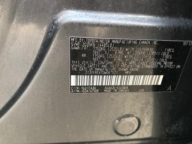 2T3YFREV7DW061521 - 2013 TOYOTA RAV4 LIMIT CHARCOAL photo 10