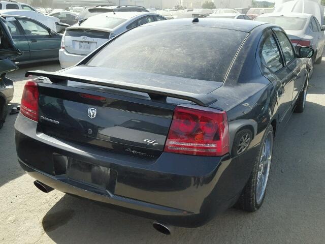 2B3KA53H56H191506 - 2006 DODGE CHARGER R/ BLACK photo 4