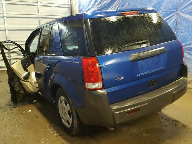 5GZCZ33D65S837395 - 2005 SATURN VUE BLUE photo 3