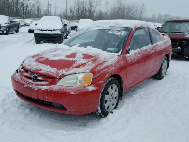 1HGEM22933L086393 - 2003 HONDA CIVIC EX Qırmızı foto 2