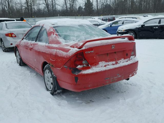 1HGEM22933L086393 - 2003 HONDA CIVIC EX Qırmızı foto 3