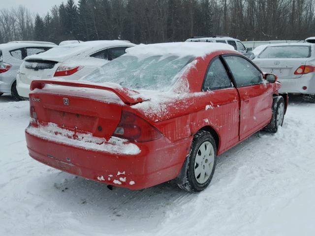 1HGEM22933L086393 - 2003 HONDA CIVIC EX RED photo 4