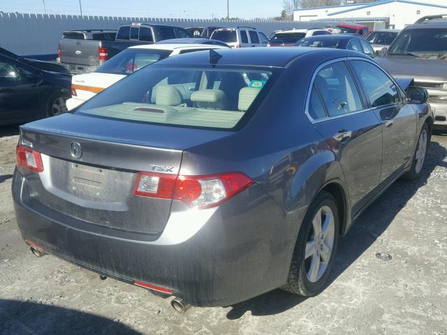 JH4CU26659C037208 - 2009 ACURA TSX CHARCOAL photo 4