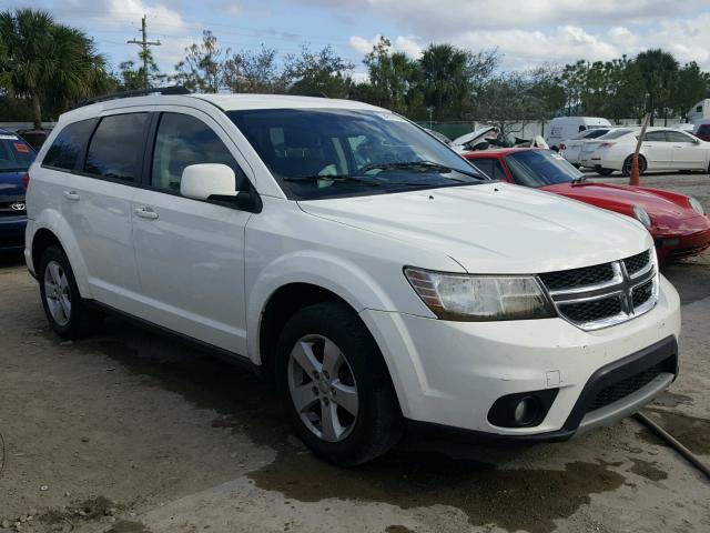 3C4PDCBGXCT184157 - 2012 DODGE JOURNEY SX WHITE photo 1