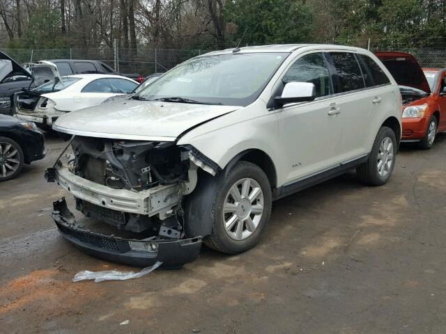 2LMDU68C87BJ34982 - 2007 LINCOLN MKX WHITE photo 2