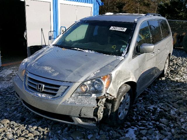 5FNRL38408B507274 - 2008 HONDA ODYSSEY EX SILVER photo 2