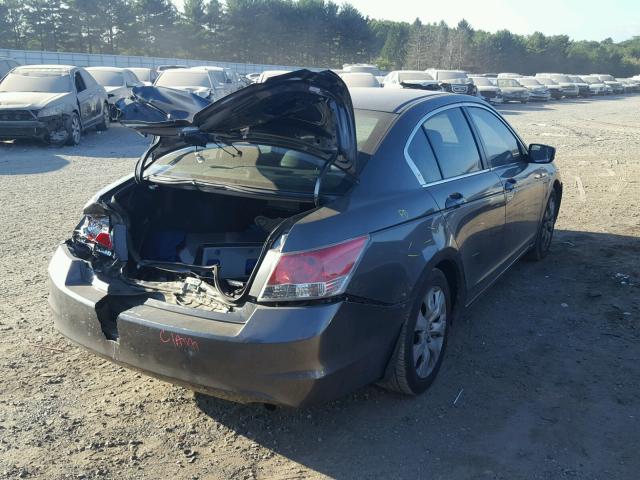 1HGCP268X8A034116 - 2008 HONDA ACCORD EXL GRAY photo 4