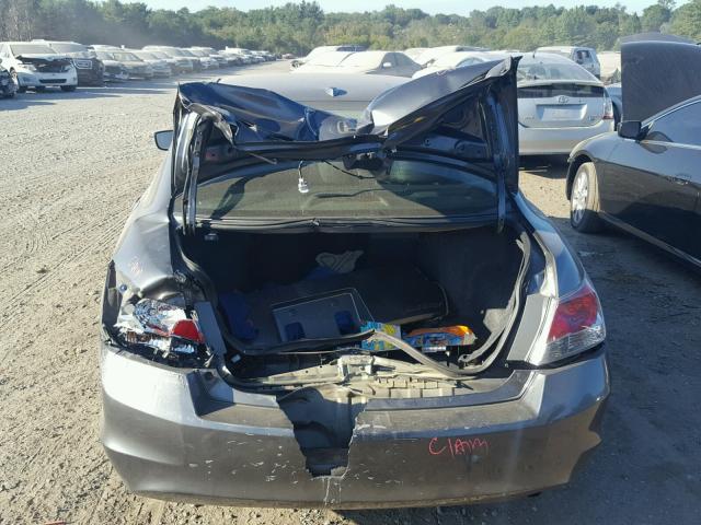 1HGCP268X8A034116 - 2008 HONDA ACCORD EXL GRAY photo 9