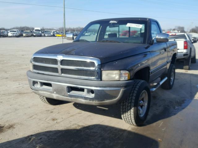 1B7HF16Z9VJ588236 - 1997 DODGE RAM 1500 BROWN photo 2