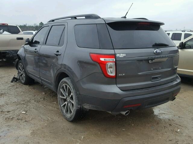 1FM5K7D86FGA53774 - 2015 FORD EXPLORER X BLACK photo 3