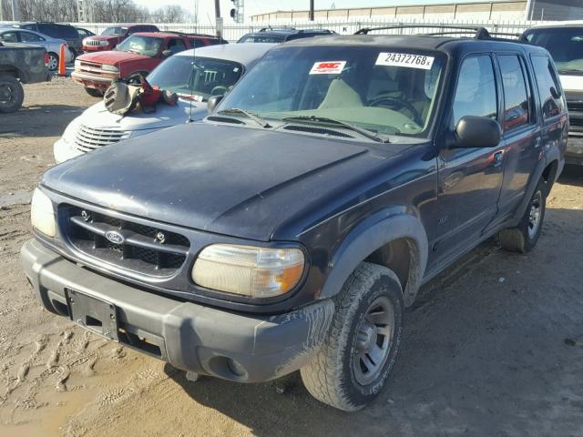 1FMZU72E71ZA20669 - 2001 FORD EXPLORER X BLUE photo 2