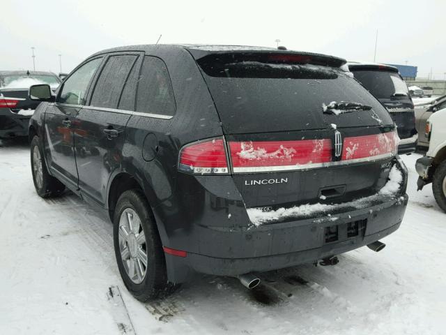 2LMDU88C07BJ28718 - 2007 LINCOLN MKX GRAY photo 3