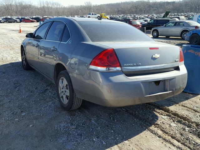 2G1WB58K279184776 - 2007 CHEVROLET IMPALA LS GRAY photo 3