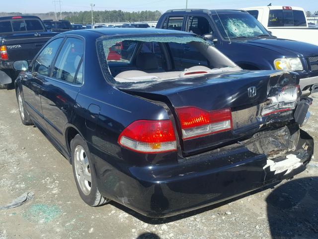 1HGCG55662A153211 - 2002 HONDA ACCORD EX BLACK photo 3