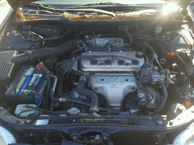 1HGCG55662A153211 - 2002 HONDA ACCORD EX BLACK photo 7